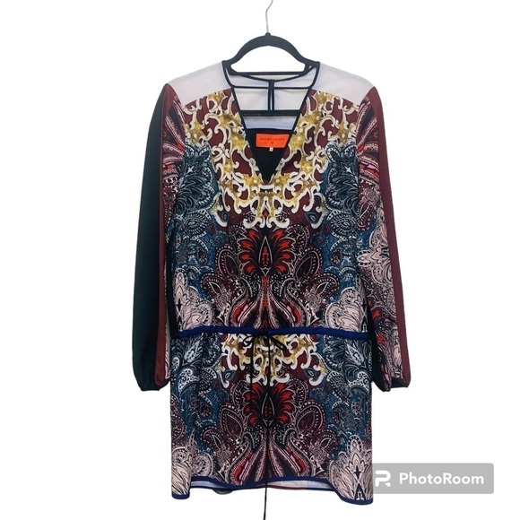 CLOVER CANYON | Kosack Paisley Tie Waist Dress - Picture 4 of 14